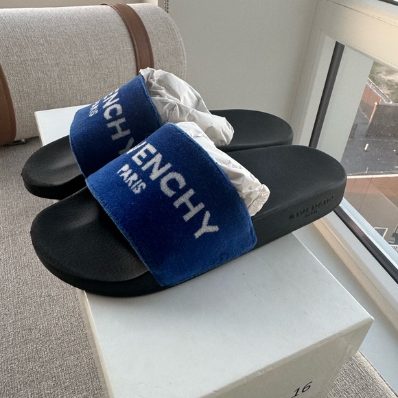 Givenchy sandal slide blue electrique - Picture 3 of 5